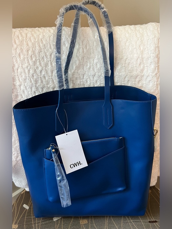 CWH (Charlie was Here) Handbags - CWH Blue Women's Tote Bag - Spacious Everyday Shoulder Bag